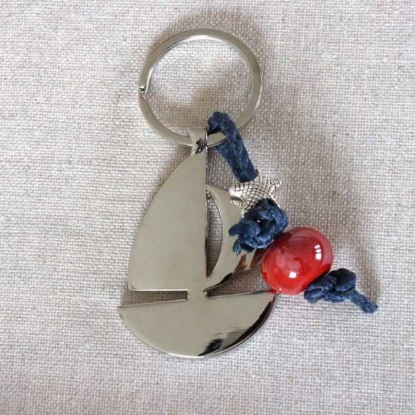 Porte Clé-Clef Couple Amour Pour 2 Ancre Gouvernail Marine Love Drole